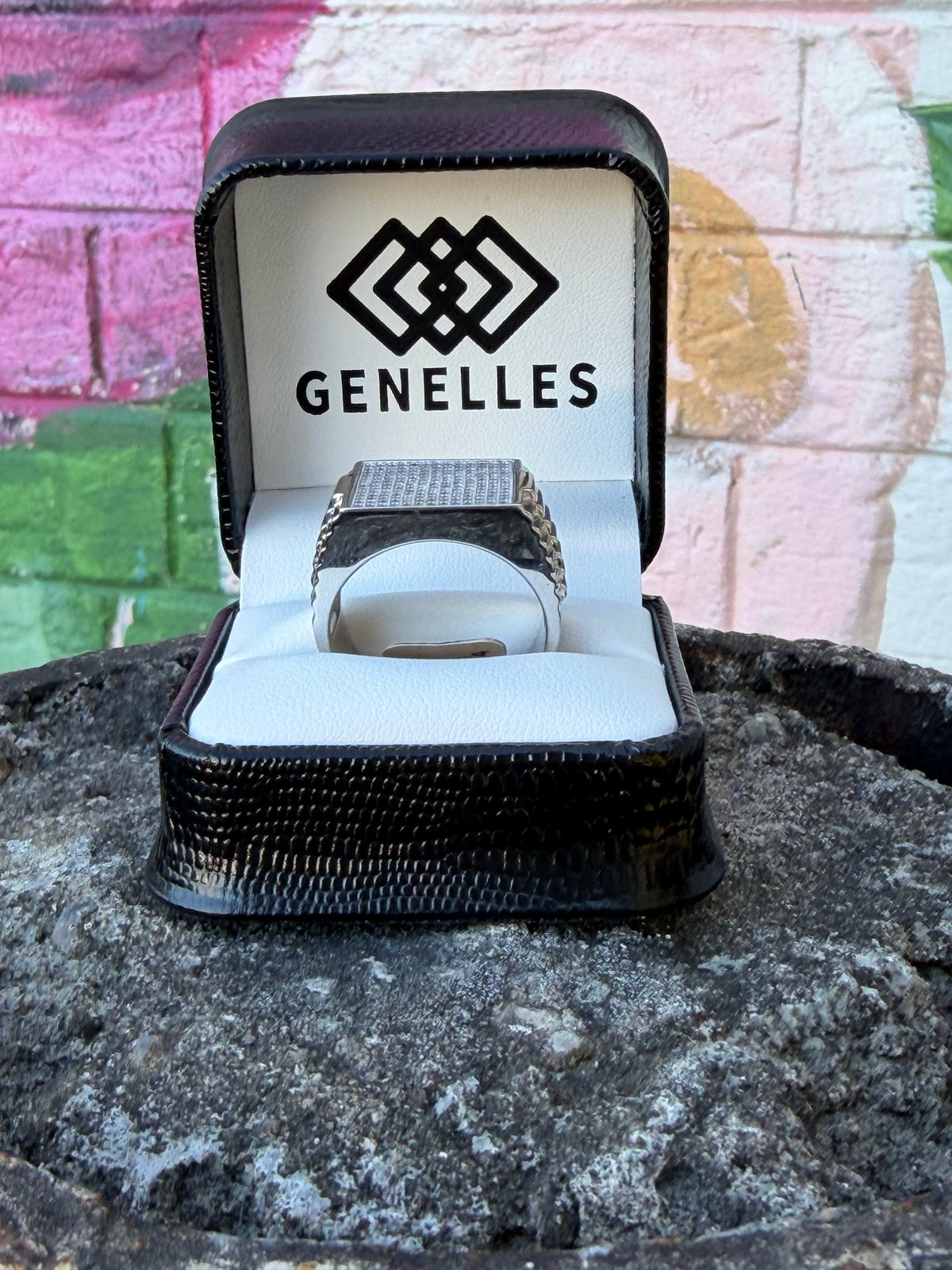 Sterling Silver Men's CZ Ring Size 12 0