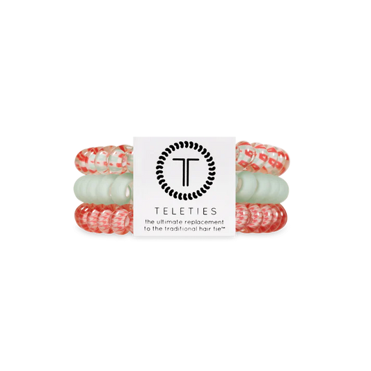 Teleties Small Hair Ties - Calming Coral