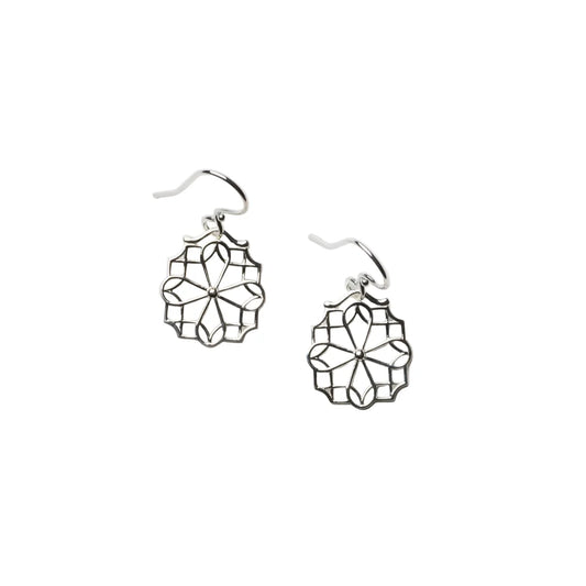 739 DER BE3001 Southern Gates Sterling Silver Biltmore Crossing Earrings