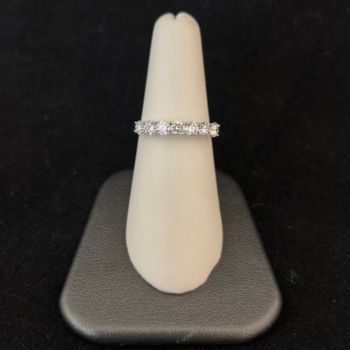 14K Yellow Gold 1CTTW 7 Diamond Band