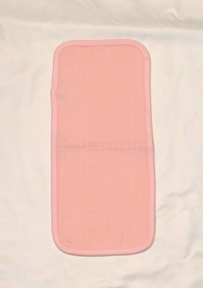 Baby Burp Cloth Slim Pearl Diamond Quilted Pink, Blue, White