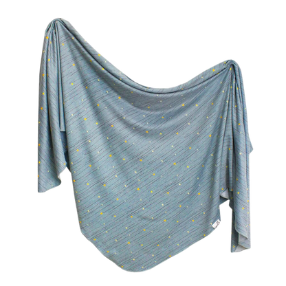 Copper Pearl Knit Swaddle Blanket - Starlight
