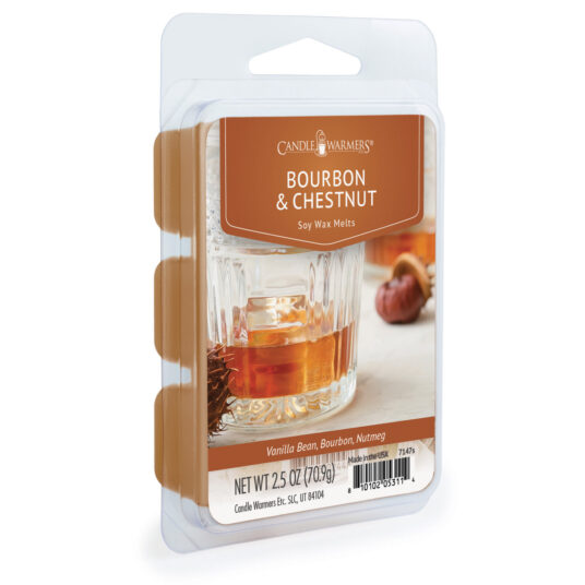7147S Candle Warmers WAX MELT BOURBON & CHESTNUT 2.5oz