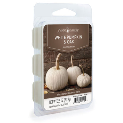 7974S Candle Warmers White Pumpkin & Oak Classic Wax Melts 2.5oz