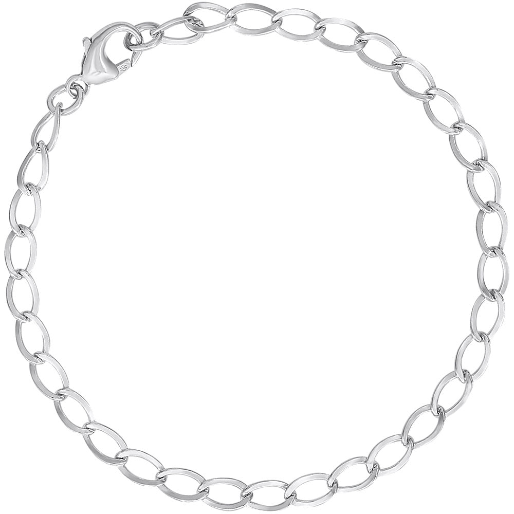 20-0111-07 Rembrandt 7 inch Sterling Silver Urb Link Classic Bracelet 0