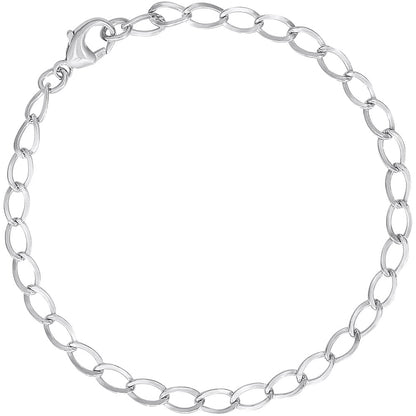 20-0111-07 Rembrandt 7 inch Sterling Silver Urb Link Classic Bracelet 0