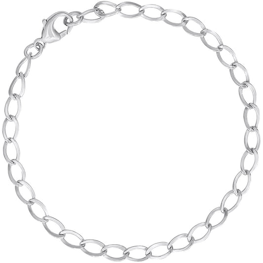 20-0111-07 Rembrandt 7 inch Sterling Silver Urb Link Classic Bracelet 0