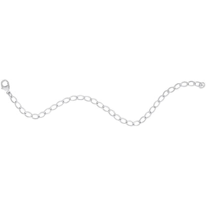 20-0111-07 Rembrandt 7 inch Sterling Silver Urb Link Classic Bracelet 0