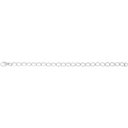 Dapped Curb Link Classic Rembrandt Bracelet - 8"