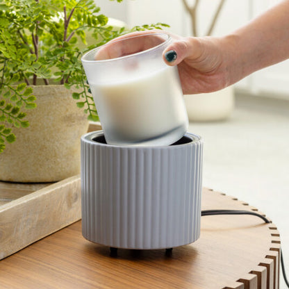 CCFLT Candle Warmers Fluted Crock Candle Warmer