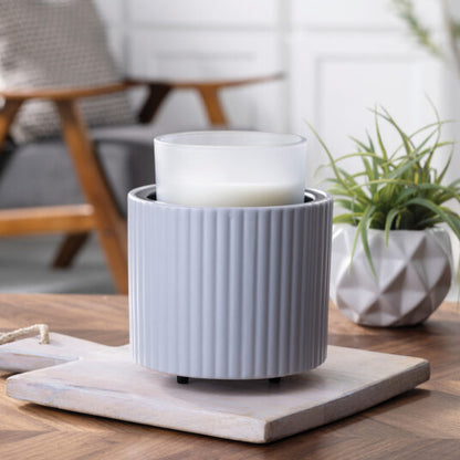 CCFLT Candle Warmers Fluted Crock Candle Warmer