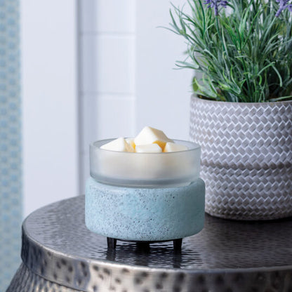 CW2BGL Candle Warmers Beach Glass 2-in-1 Classic Warmer