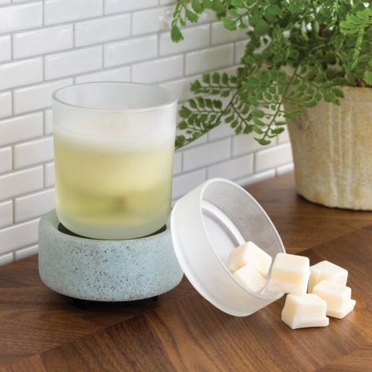 CW2BGL Candle Warmers Beach Glass 2-in-1 Classic Warmer