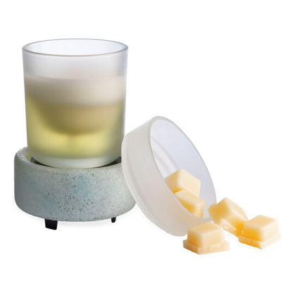 CW2BGL Candle Warmers Beach Glass 2-in-1 Classic Warmer