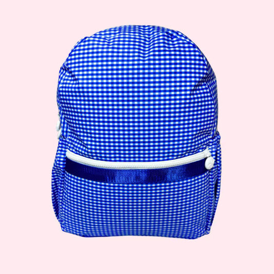 203PG 0606 Mint Electric Blue Medium Backpack w/ Pockets Neon