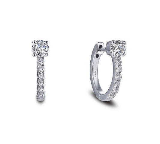 E0436CLP00 Lafonn Earrings Sterling Silver PT .74CTTW S
