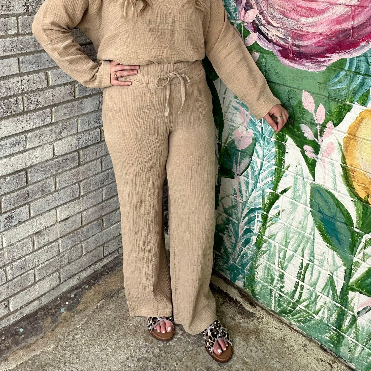 Daily Outing Porter Gauze Pants