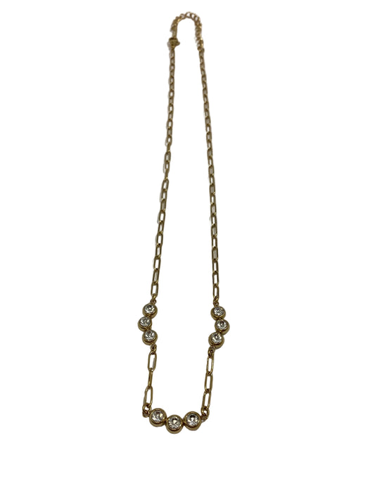 406550 Chansutt Pearls Marissa Necklace 16-18 Inches Waterproof 18k Plated Stainless Steel