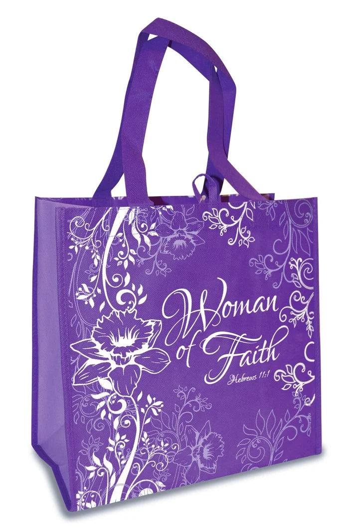 23931 Divinity Boutique Eco Tote Woman of Faith 0
