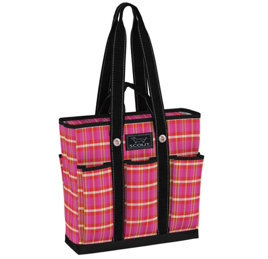 Scout Pocket Rocket Tote Bag - Sweet Tartan