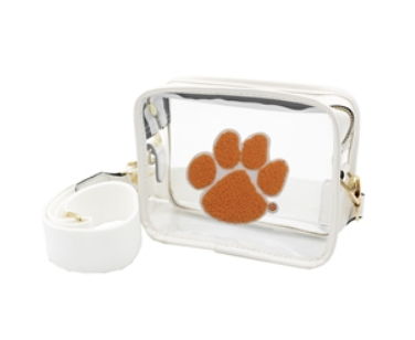 Clemson University Varsity Patch Crossbody