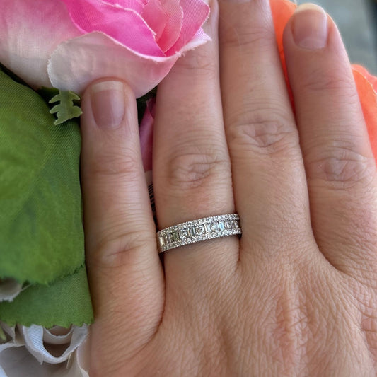 14K Yellow Gold .60CTTW Diamond Band