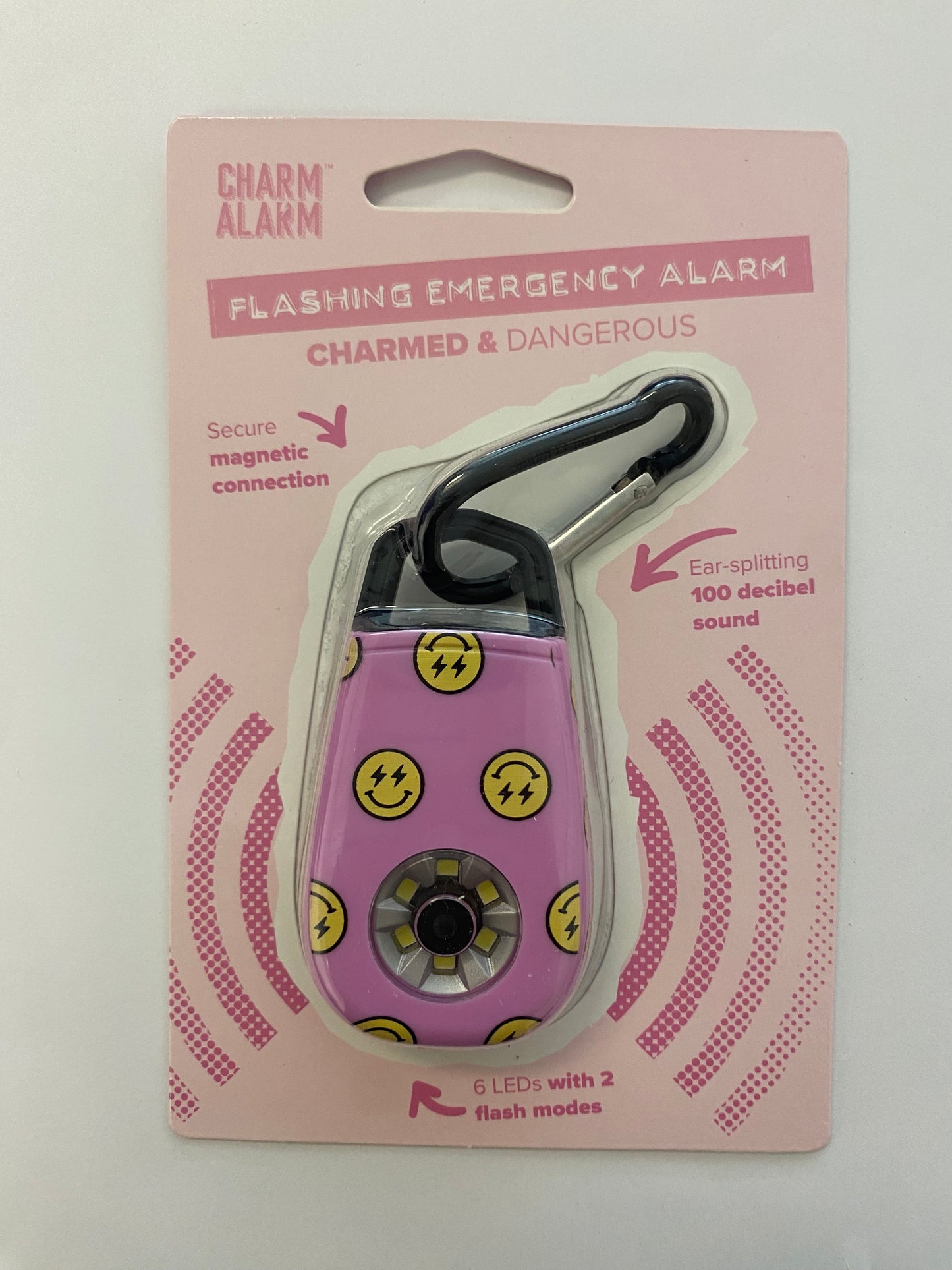 MAYFL24 Charm Alarm Flashing Emergency Alarm