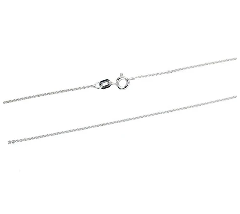 Sterling Silver 1mm Rolo Chain - 22"