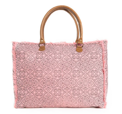 Triple Fork Ranch Weekender Bag in Rose