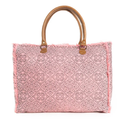 Triple Fork Ranch Weekender Bag in Rose