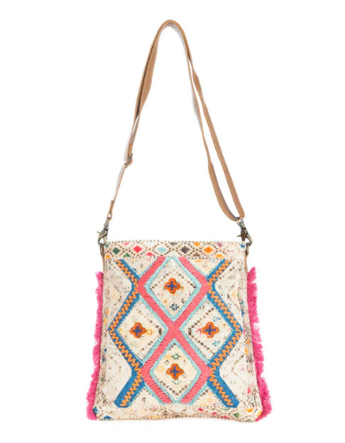 Quad Desert Blooms Messenger Bag