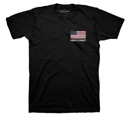 Kerusso Hold Fast US Flag Short Sleeve T-Shirt