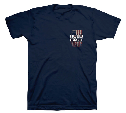 Kerusso Hold Fast Men's T-Shirt Battle Flag