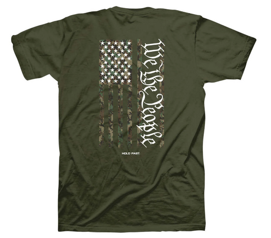 Kerusso Hold Fast Men's Short Sleeve T-Shirt We The People Flag