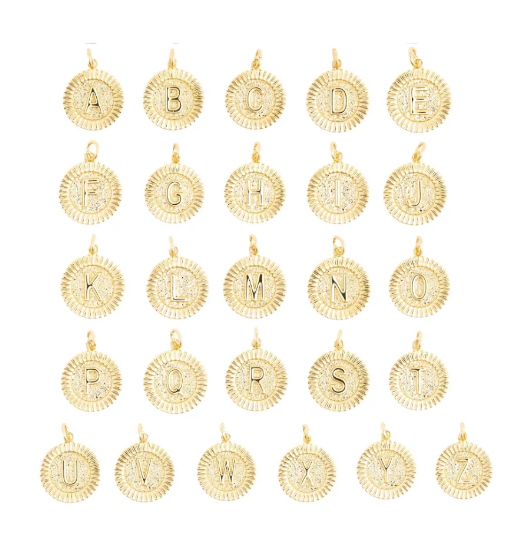 Michelle McDowell McKenna Initial Charms