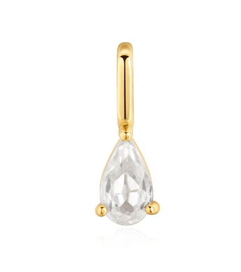 Ania Haie Gold Tear Drop Charm