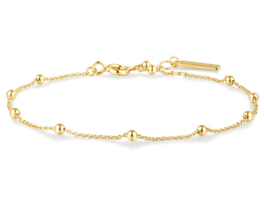 Ania Haie Gold Beaded Chain Bracelet