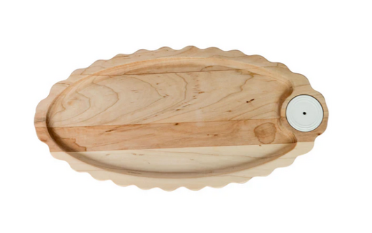 Limited Edition Nora Fleming Maple Scalloped Anniversary Tray