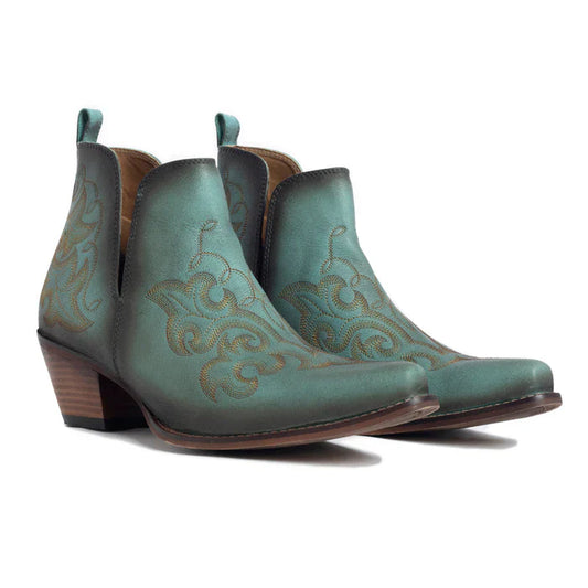 S-10624 Myra La Ponderosa Booties in Turquoise