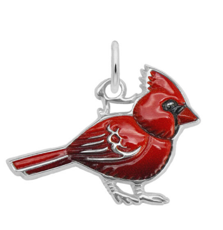 Painted Cardinal Charm - Rembrandt