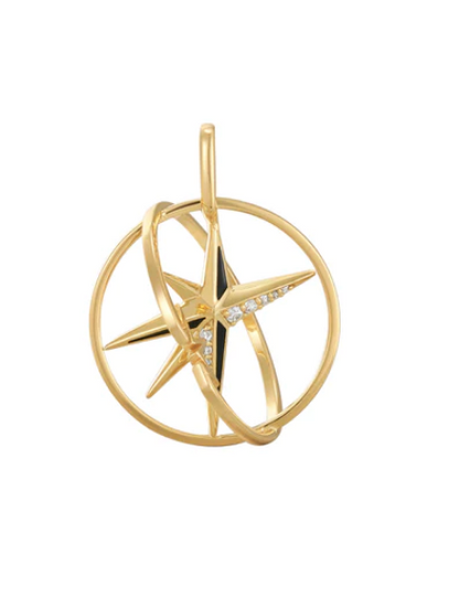 Ania Haie Gold Star Circle Charm