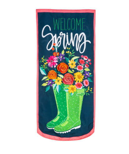 Welcome Spring Rain Boots Everlasting Impression