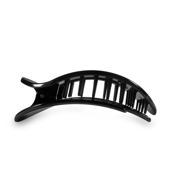 TT-FCL01-002 Teleties Large round Flat Clip Jet Black 0