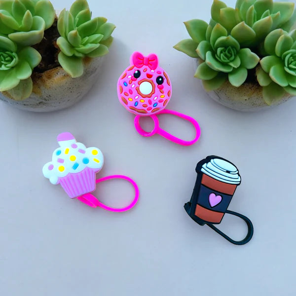 ST1001CKE Cupcake Straw Toppers