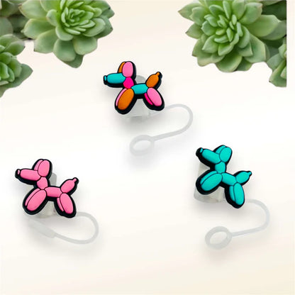 ST1002BDOG10MM Balloon Dog Straw Topper - 10mm