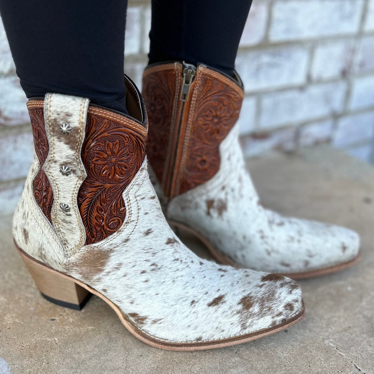 S-9683 Myra Callie Hair-On Hide Boots