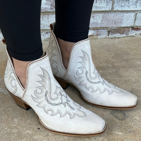 Yipple Western Leather Booties