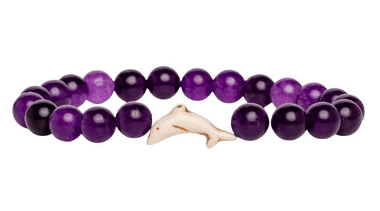 Fahlo The Odyssey Bracelet in Echo Purple - Dolphin