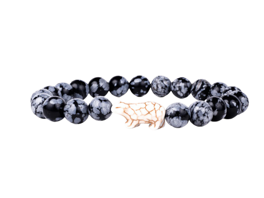 Fahlo The Venture Bracelet in Papillae Stone - Polar Bear