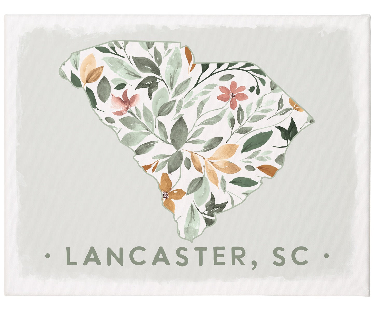 Floral South Carolina State Sign
